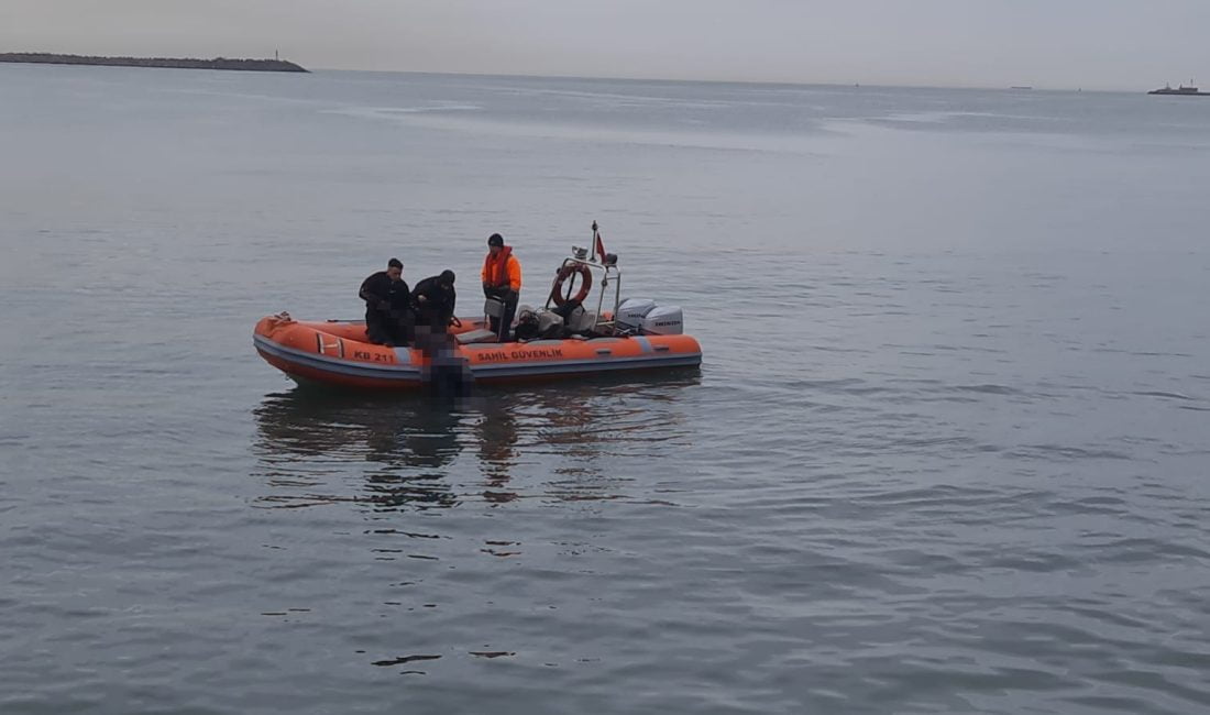 Zonguldak’ın Ereğli ilçesinde denizde