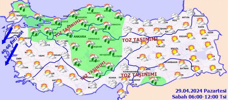 Meteoroloji Genel Müdürlüğü tarafından