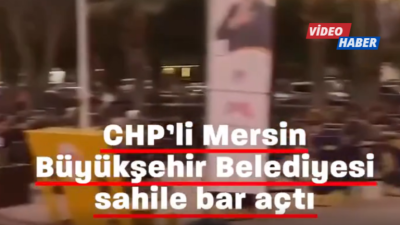 Bunu da gördük.. Belediye BAR açtı