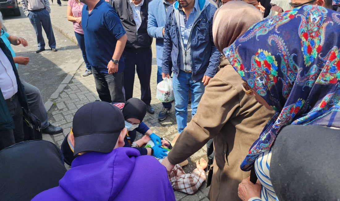 Zonguldak’ın Ereğli ilçesinde otobüsten