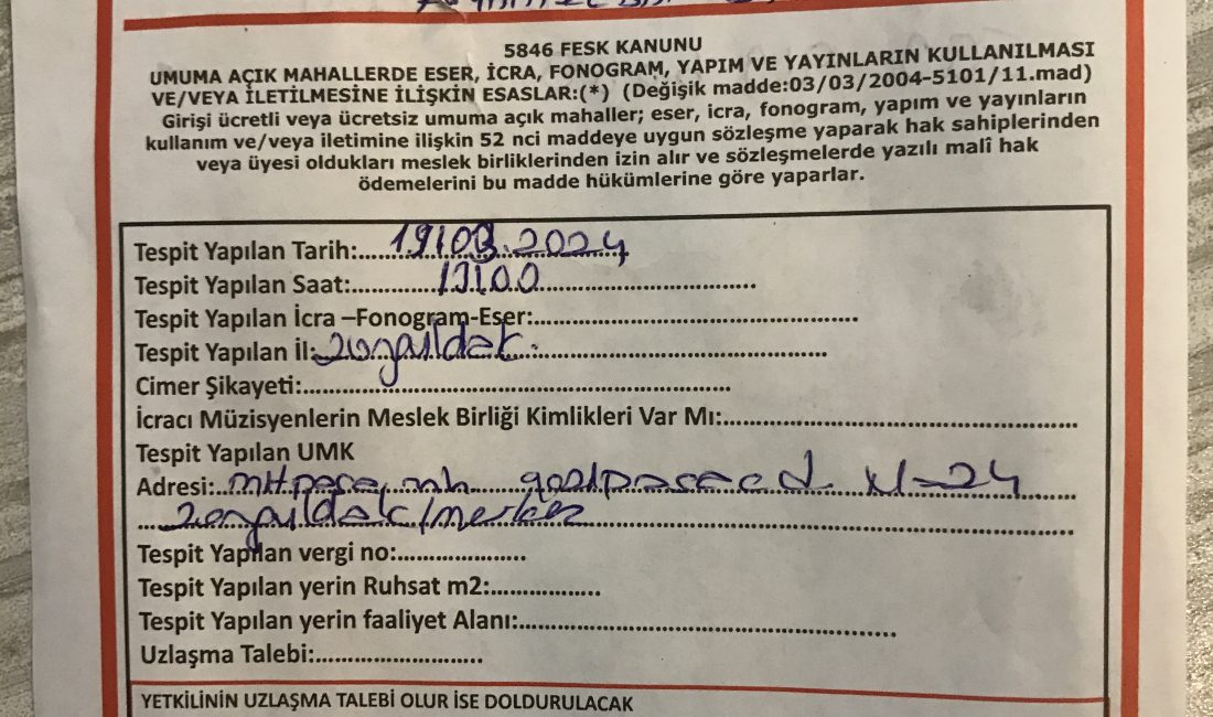 Zonguldak’ta, İcracı Sanatçılar ve