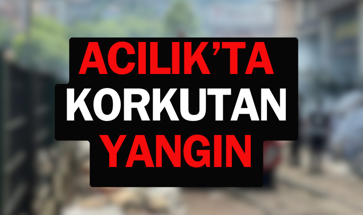 Zonguldak’ta Acılık semtinde çıkan