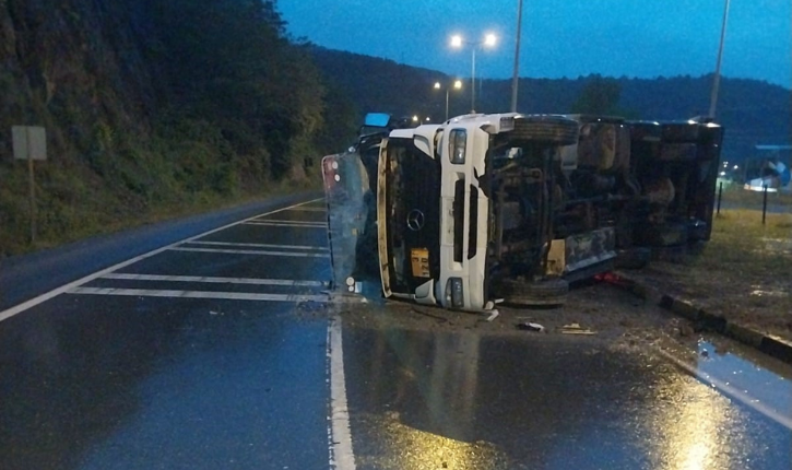 Zonguldak’ta bir tanker kontrolden