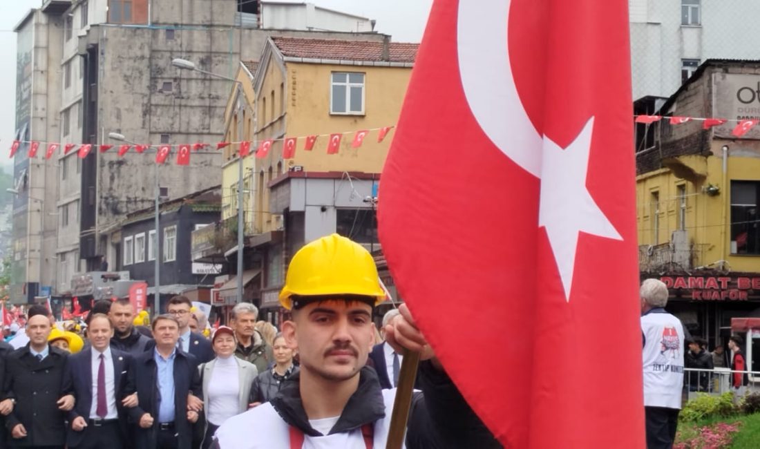 Zonguldak'ta, işçi ve emekçilerin