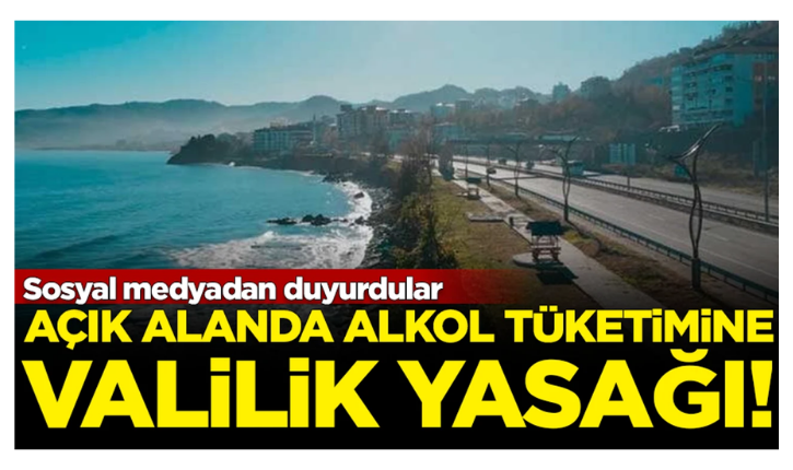 Giresun Valiliği, açık alanlarda