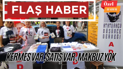 Kermes var, satış var, makbuz yok!