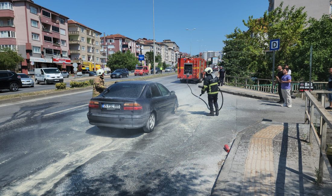 Zonguldak‘ın Kdz.Ereğli ilçesinde otomobilin