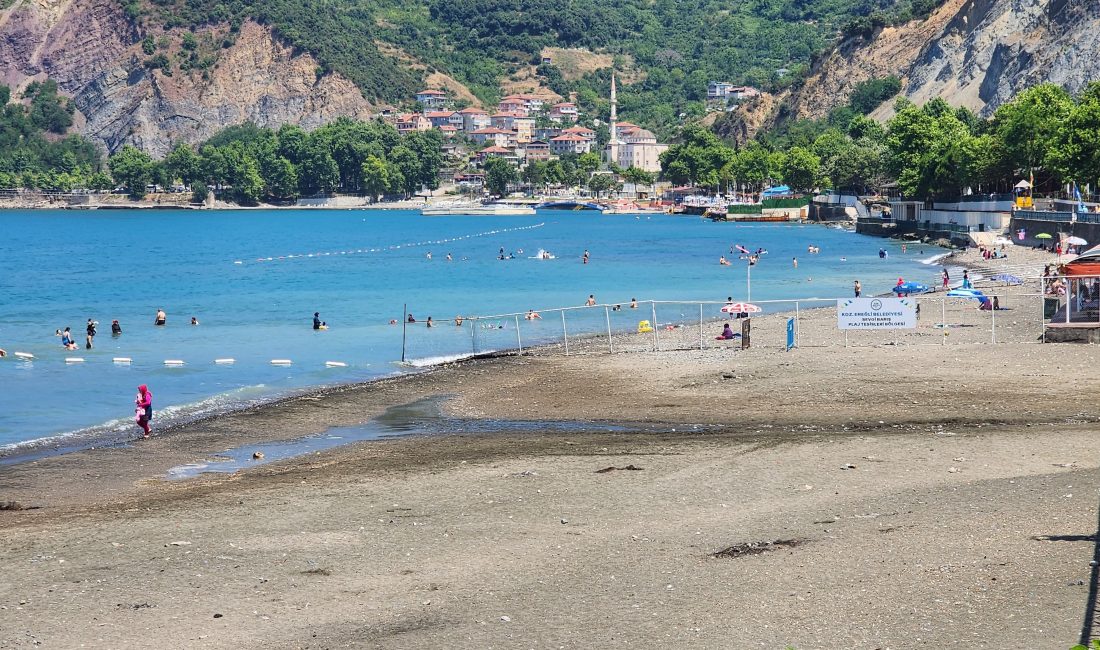 Zonguldak’ın Ereğli ilçesinde sıcak