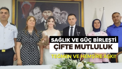 ÇİFTİN ”EVET”LERİNE TANIK OLDULAR!