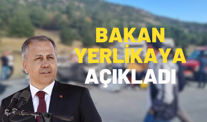 İçişleri Bakanı Ali Yerlikaya