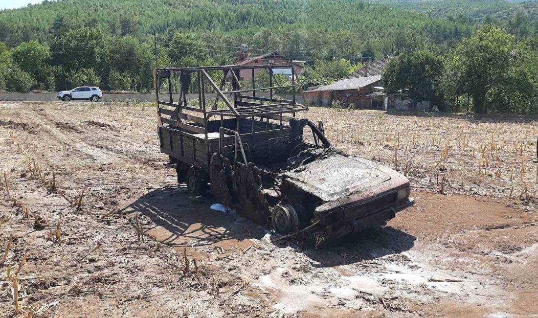 Karabük’ün Safranbolu ilçesinde alevlere