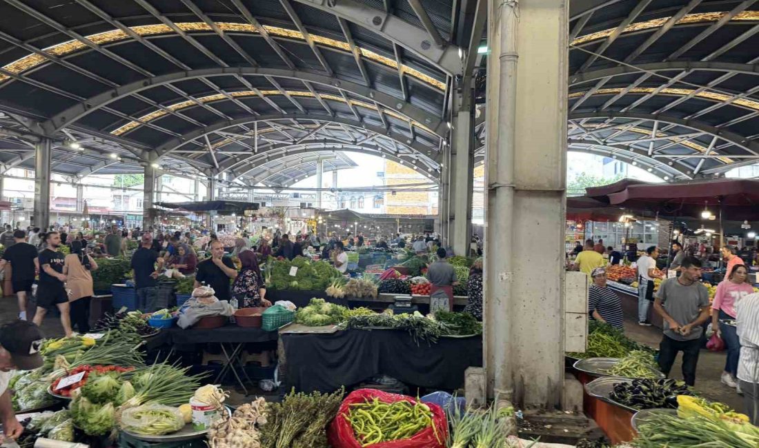 Zonguldak’ta halk pazarında fiyatların