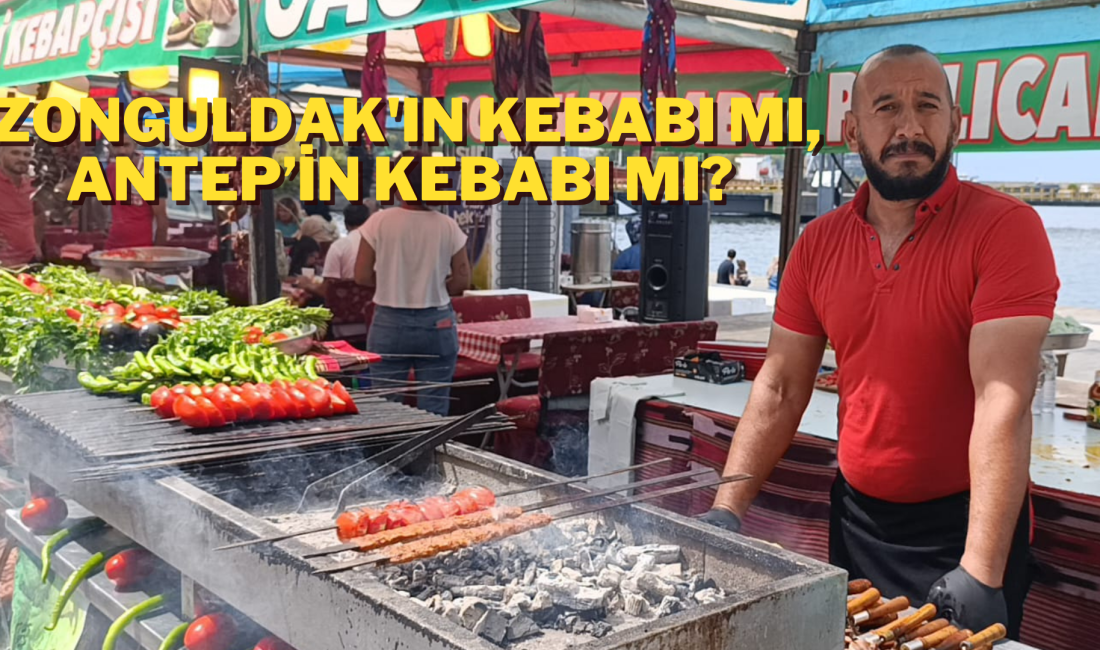 Zonguldak'ta, soslu kebap ile