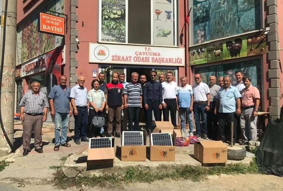 Zonguldak’ın Çaycuma ilçesinde üreticilere