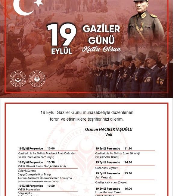 Zonguldak'ta 19 Eylül Gaziler