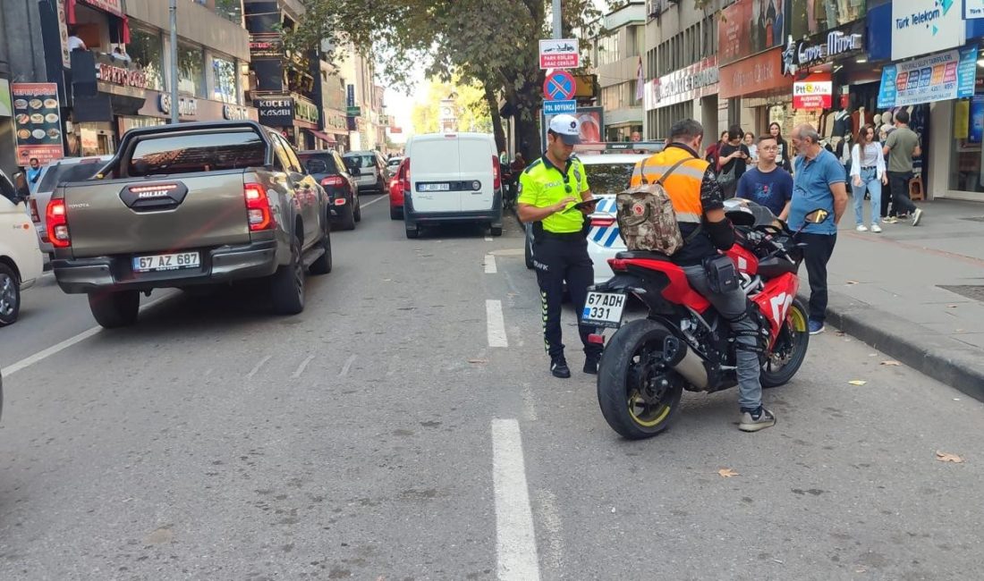 Zonguldak'ta trafik ekipleri şehir