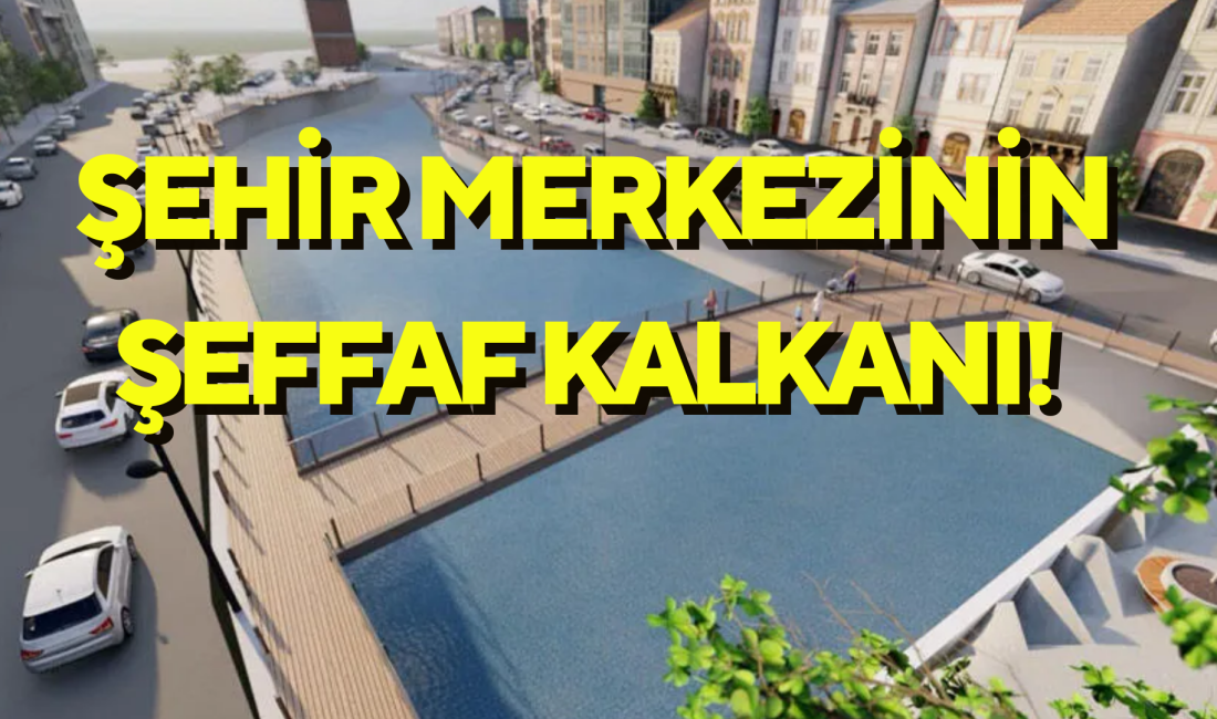 Zonguldak şehir merkezindeki dere