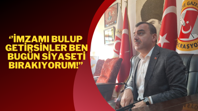 ÇOLAKOĞLU: BENİM İMZAM YOK!