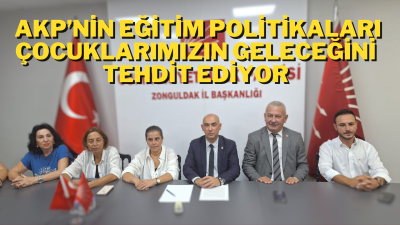 CHP’den Eğitim Sistemi Uyarısı!