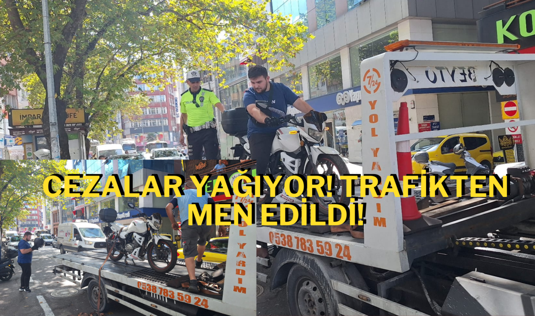 Gazipaşa Caddesi'nde yapılan trafik