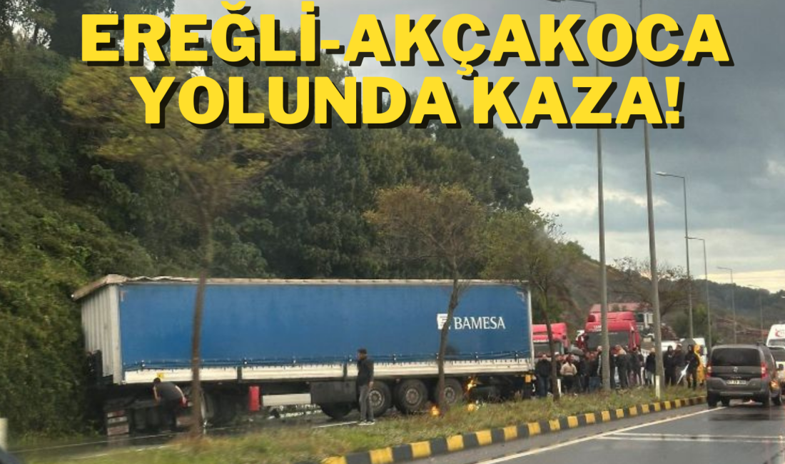 Ereğli-Akçakoca Yolunda Kaza: Yol