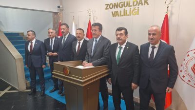 NİHAT ZEYBEKÇİ VE TÜLAY SELAMOĞLU’NUN VALİ ZİYARETİ!