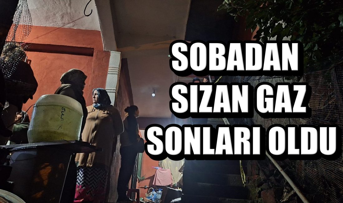 Zonguldak'ta sobadan sızan gazdan