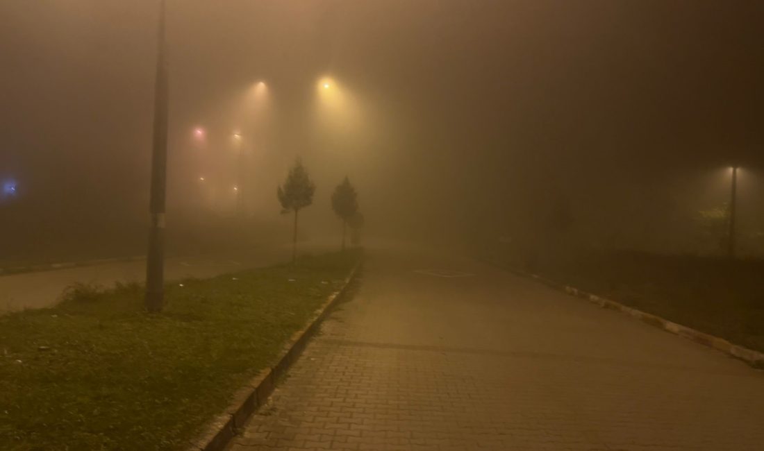 Zonguldak’ın Çaycuma ilçesinde gece