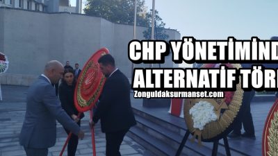 CHP’DEN, ALTERNATİF ÇELENK TÖRENİ!