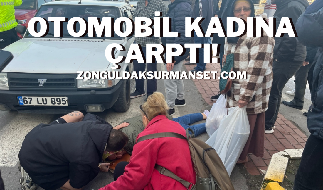 ZONGULDAK'TA YAYA GEÇİDİNDE KAZA: