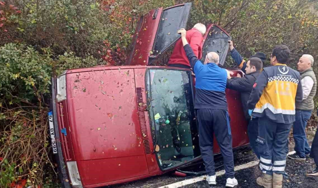 Zonguldak’ın Alaplı ilçesinde kontrolden