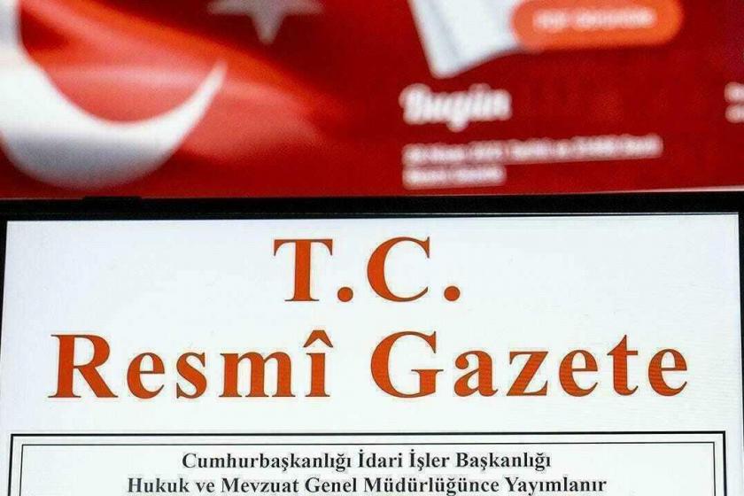 Resmi Gazete’de yayınlanan kararnameye