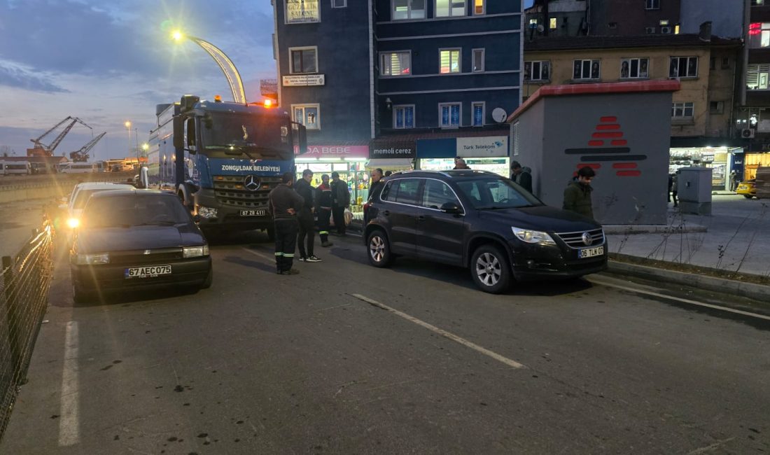 Zonguldak kent merkezinde yolların